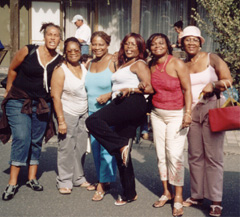 June Knight, Pam Roach, Elaine Sandiford, Audrey Howard, Arlene Try-Hane, Norma Hudson